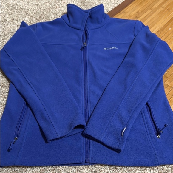 Columbia Royal Blue Full-Zip Fleece Jacket - Picture 1 of 6
